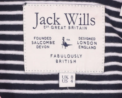 Jack Wills Women's Stripe T-Shirt Dress Size 8