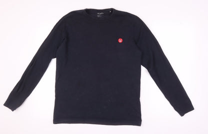 Mens UK Size L JACK & JONES Black  T-Shirt