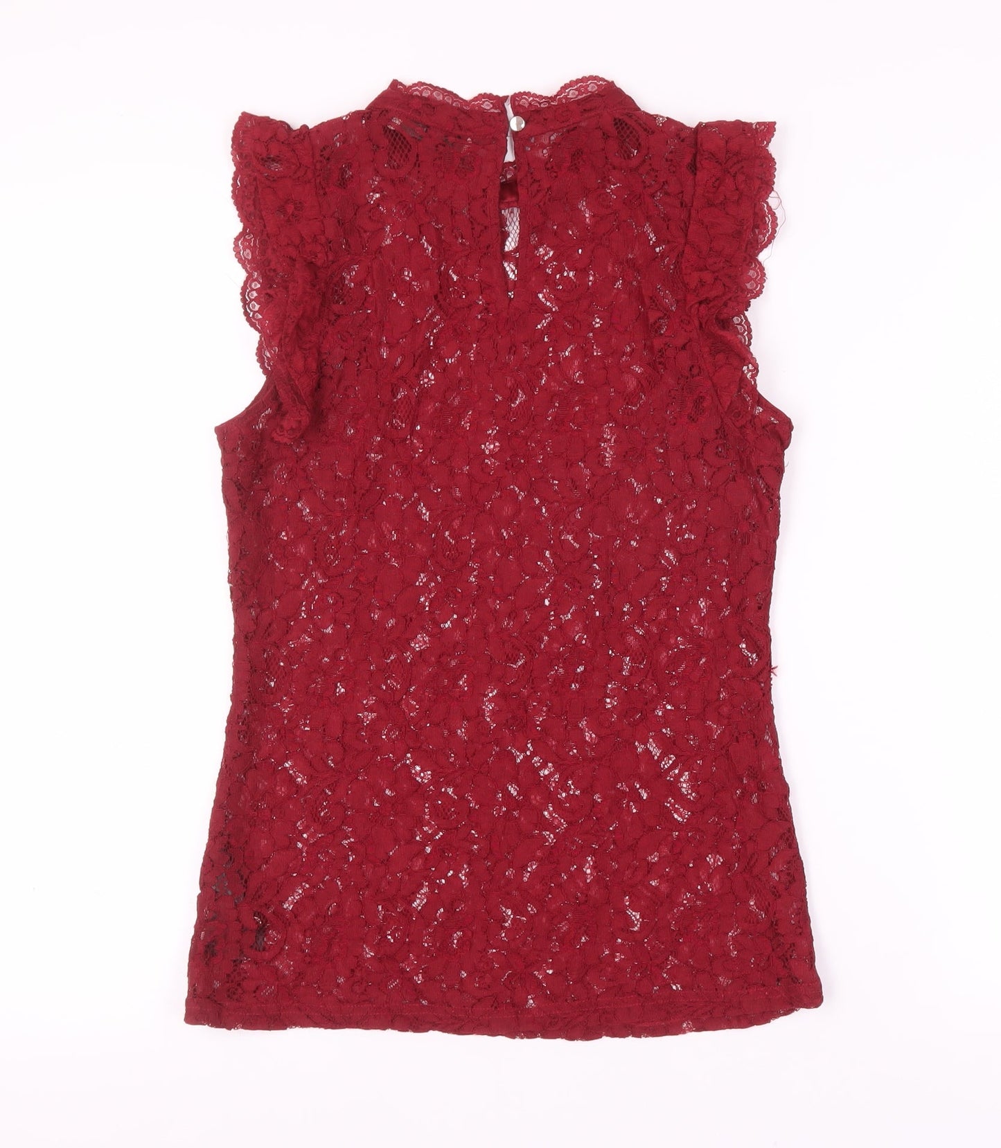 Womens UK Size S Oasis Red Camisole Blouse