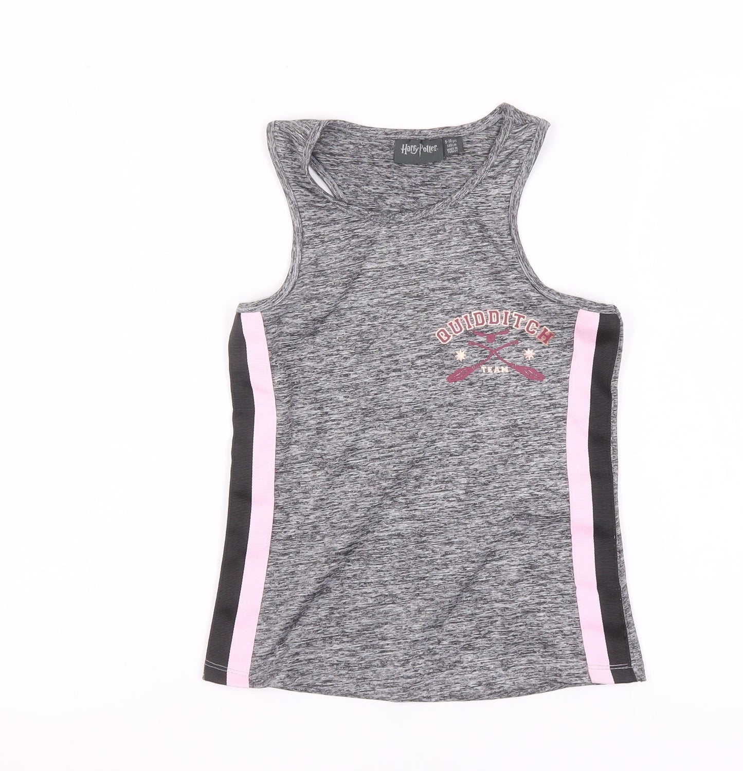 Harry Potter Girls Grey Tank Top 9-10 Years