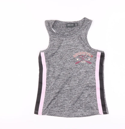 Harry Potter Girls Grey Tank Top 9-10 Years