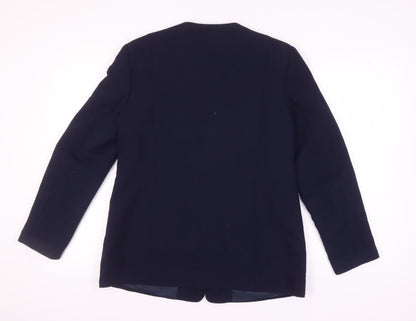Bon Marchè Women's Blue Suit Jacket Size 16