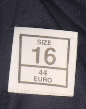 Bon Marchè Women's Blue Suit Jacket Size 16
