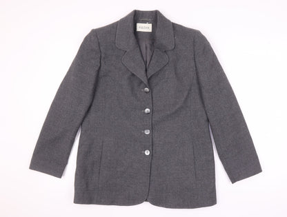 Eastex Grey Wool Blazer Women's Size 14 Classic Fit