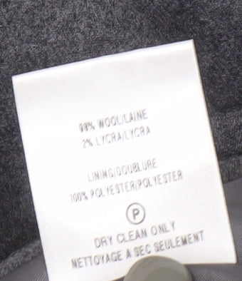 Eastex Grey Wool Blazer Women's Size 14 Classic Fit