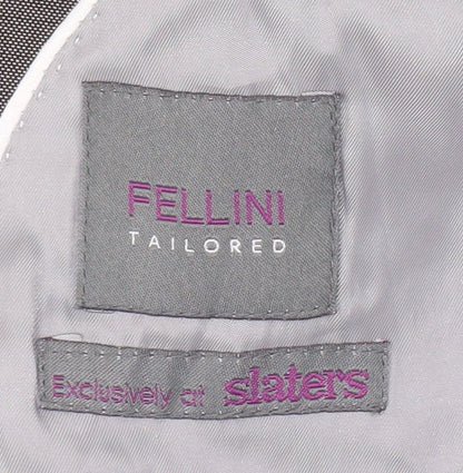 Mens UK Size 42 Fellini  Grey Suit Jacket