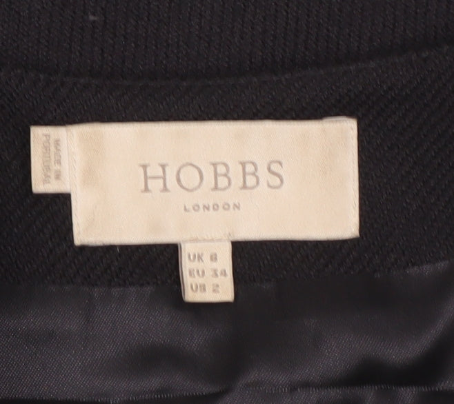 Hobbs Women's Black Wool Suit Jacket Size 8