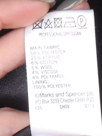 Womens UK Size 14 Marks and Spencer Black