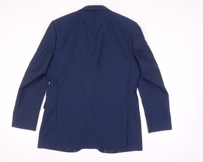 Mens UK Size 42 Debenhams Regular Blue Suit Jacket