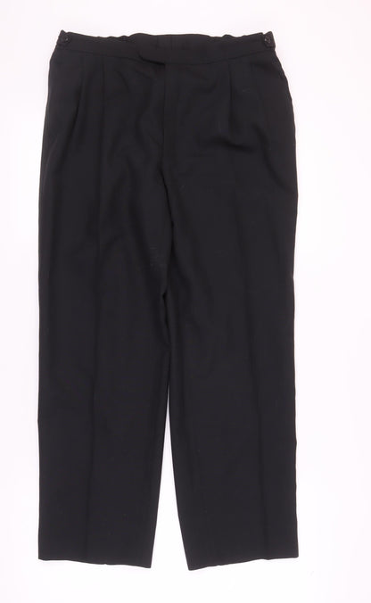 St Michael Men's Black Dress Pants Size 36