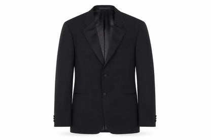 Mens UK Size 40 Marks and Spencer Regular Black Suit Tuxedo