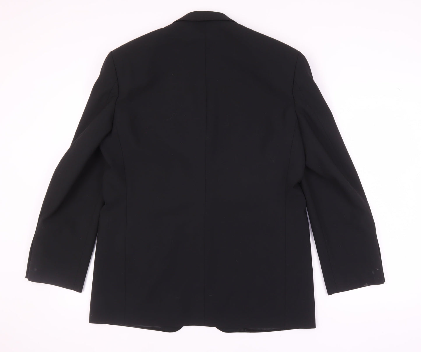 Mens UK Size 40 Marks and Spencer Regular Black Suit Tuxedo
