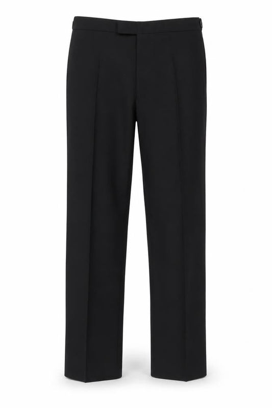 Mens UK Size 36 Daniel Prescott Regular Fit Dress Pants Black Trousers