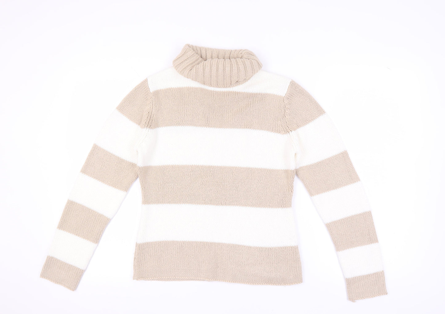 Womens UK Size 10 Kaliko Beige Pullover Jumper