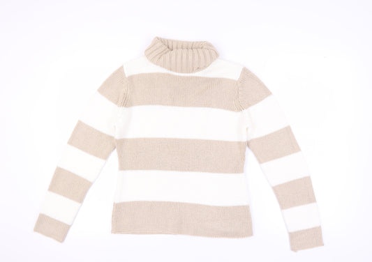 Womens UK Size 10 Kaliko Beige Pullover Jumper