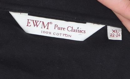 Womens UK Size XL EWM Black  T-Shirt