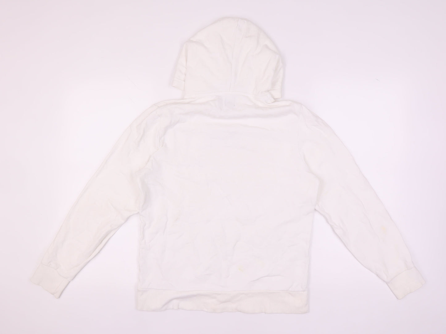 River Island Unisex White Hoodie - Size S
