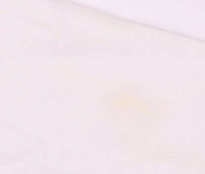 River Island Unisex White Hoodie - Size S