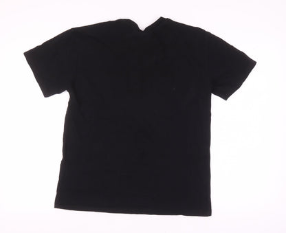 JK Attire Men's Black XS Graphic Print T-Shirt