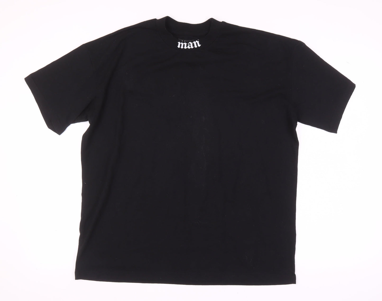 Mens UK Size S boohooMAN Black  T-Shirt