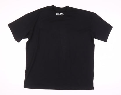 Mens UK Size S boohooMAN Black  T-Shirt