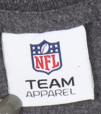 NFL Team Apparel Men's Grey Vikings Medium T-Shirt