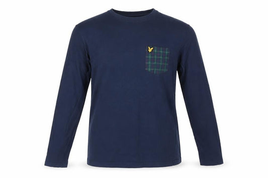 Lyle & Scott Boys Blue Pyjama Top 14-15 Years