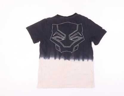 Marvel Boys Black Panther Graphic Print T-Shirt, Black, 11-12 Years