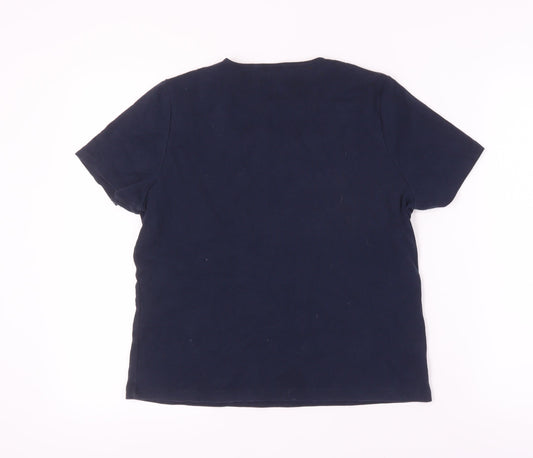 Womens UK Size L CC Blue  T-Shirt