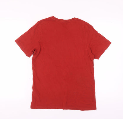 Jack & Jones Boys Red Graphic Print T-Shirt, 16 Years