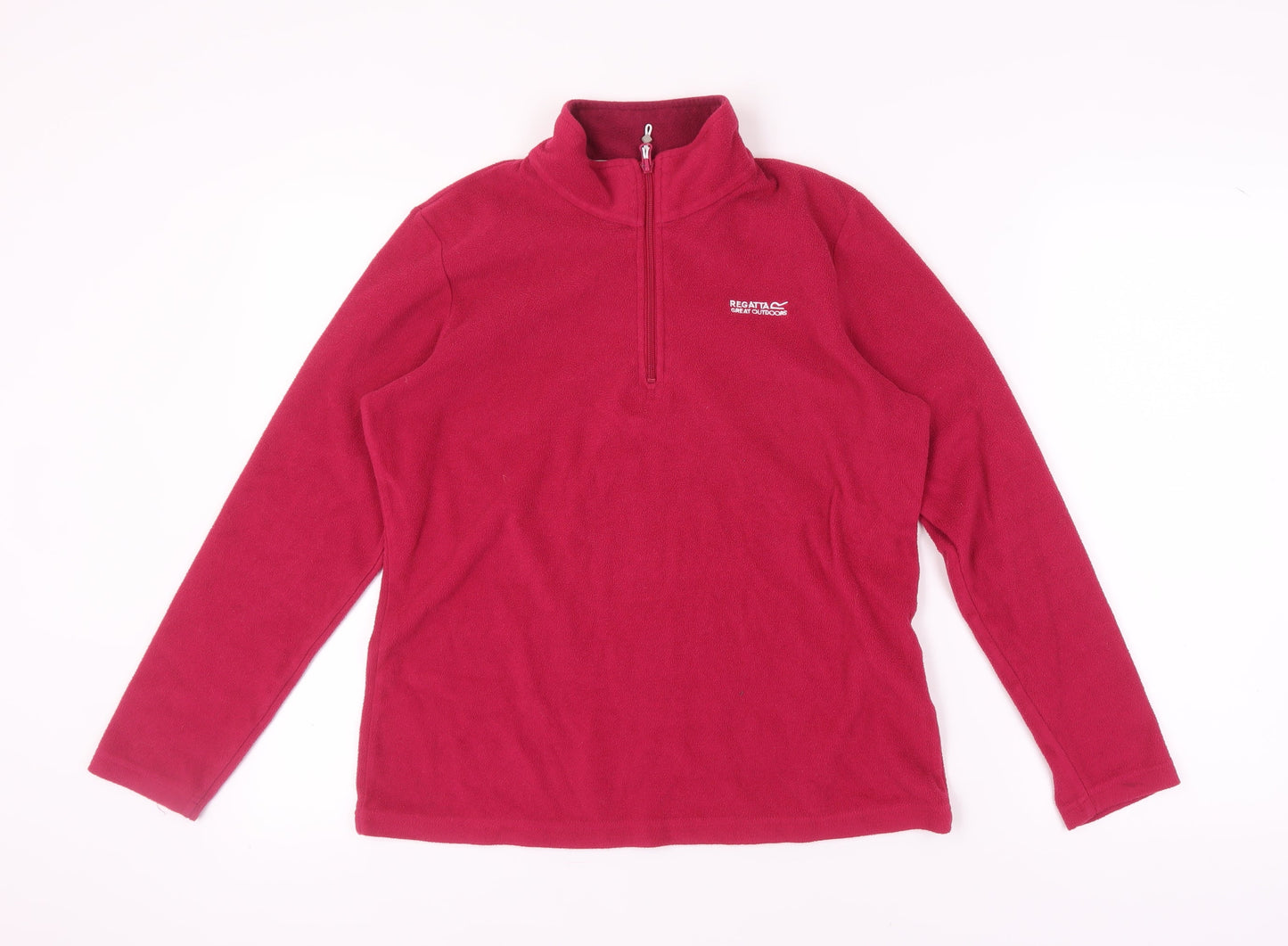 Regatta Women's Red Pullover Fleece Sweatshirt, Size 10