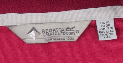 Regatta Women's Red Pullover Fleece Sweatshirt, Size 10
