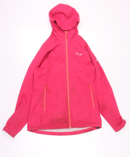 Salewa Women's Pink Windbreaker Jacket Size 12