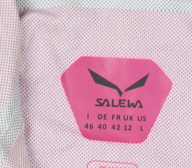 Salewa Women's Pink Windbreaker Jacket Size 12