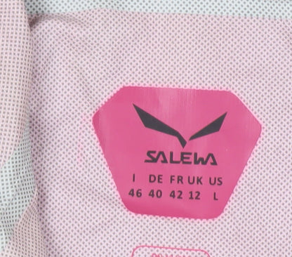 Salewa Women's Pink Windbreaker Jacket Size 12