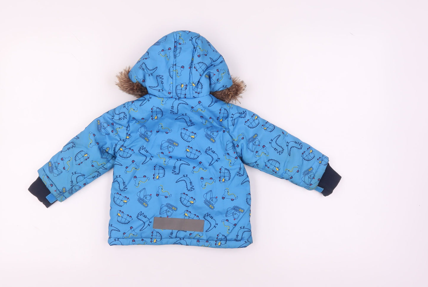 Nutmeg Unisex Blue Peppa Pig Puffer Jacket - 18 Months