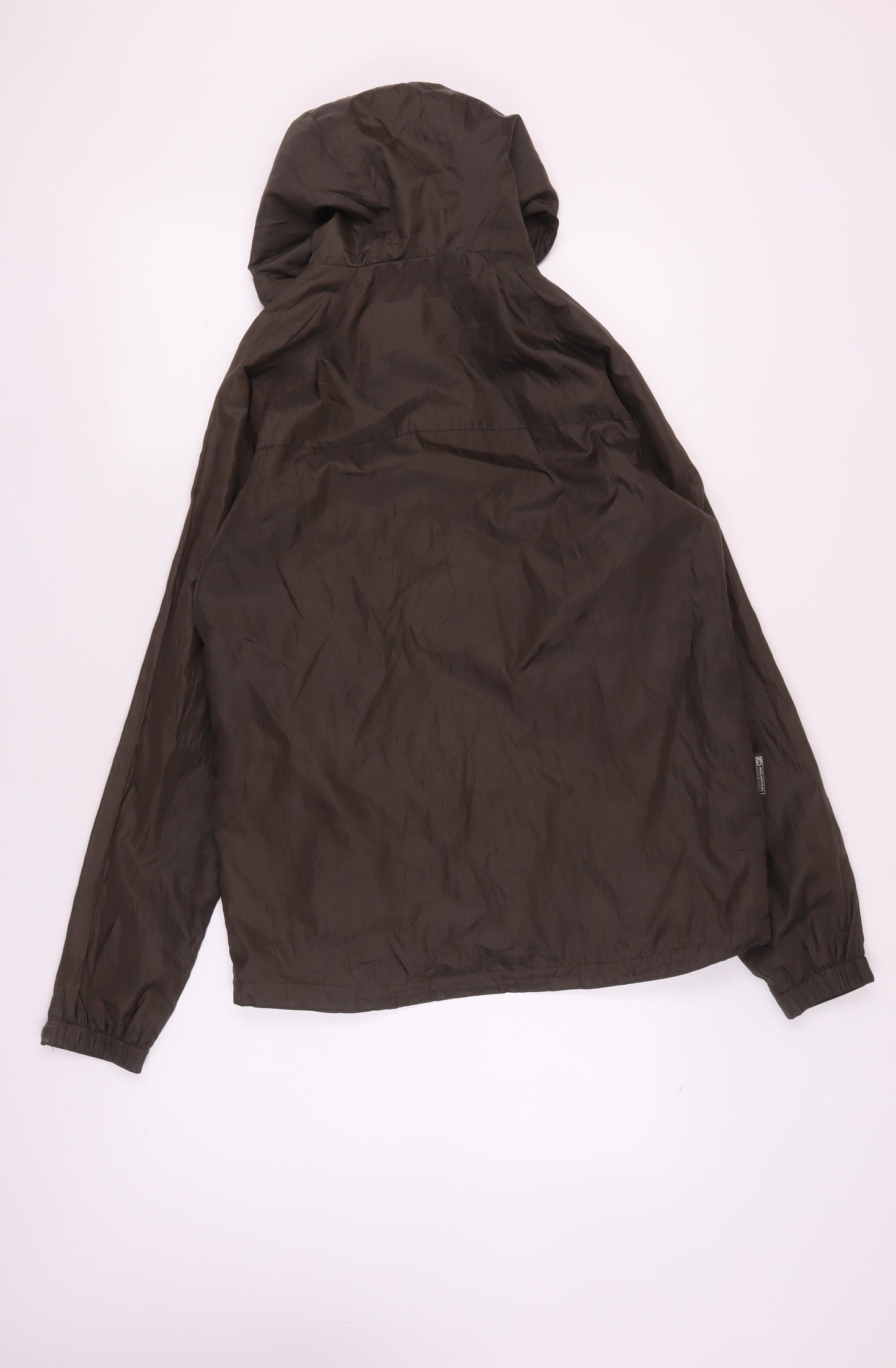 Mens UK Size S Mountain Essentials Green Windbreaker Coat