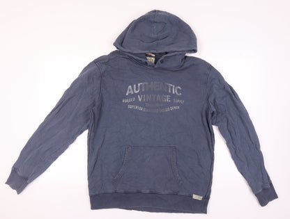 Mens UK Size XL JACK & JONES Blue Pullover Hoodie