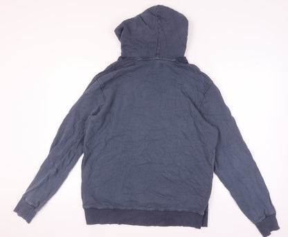 Mens UK Size XL JACK & JONES Blue Pullover Hoodie