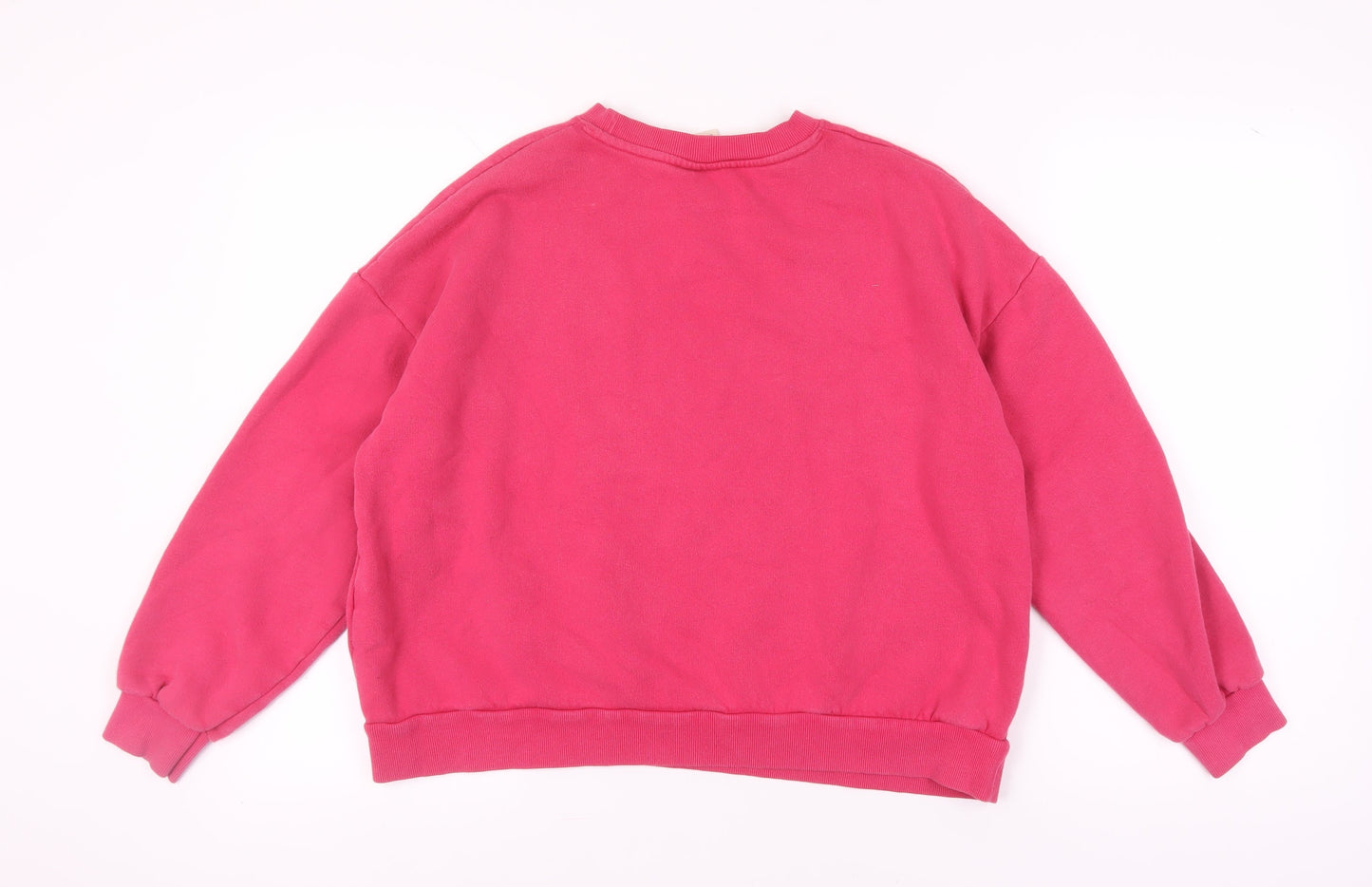 Womens UK Size M Pull&Bear Pink Pullover Sweatshirt