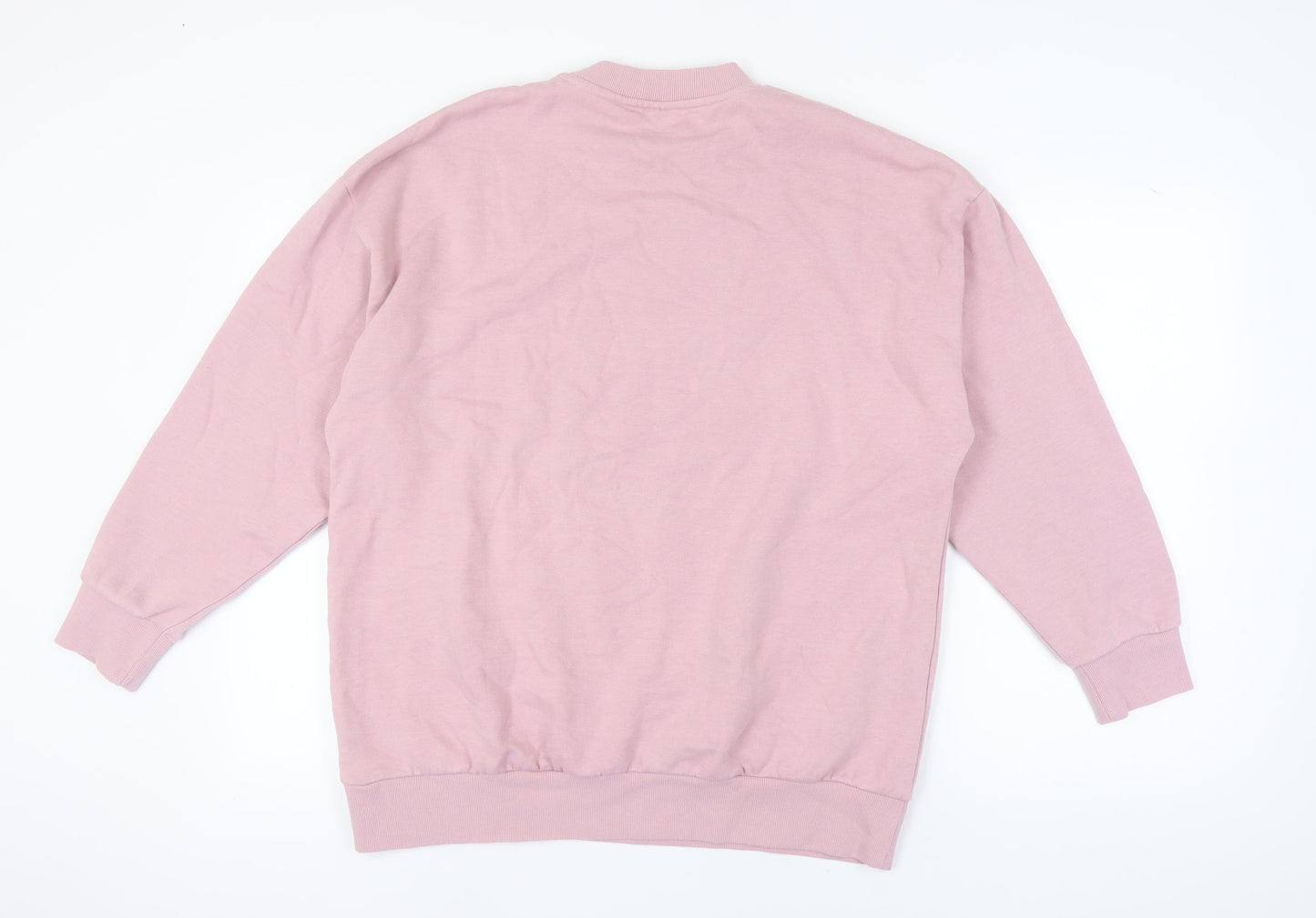 Womens UK Size S ASOS DESIGN Pink Pullover Sweatshirt