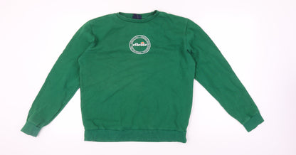 Ellesse Green Unisex Sweatshirt - Size 12 Casual Wear