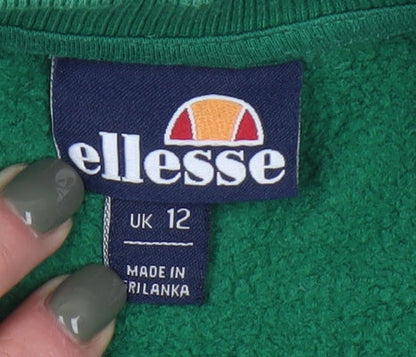 Ellesse Green Unisex Sweatshirt - Size 12 Casual Wear