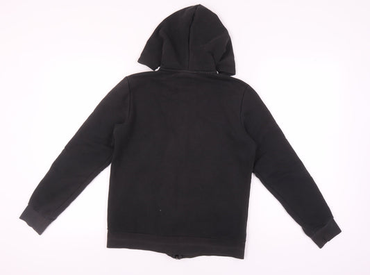 Adidas Unisex Black Full Zip Hoodie M