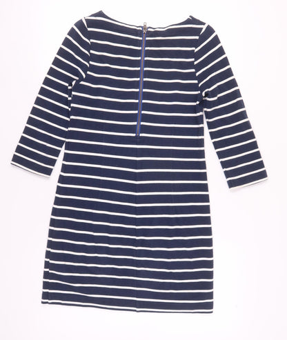 Boden Women's Blue Bodycon Dress, Size 10, Striped