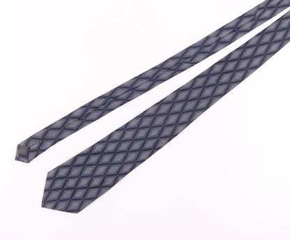 Austin Reed Men's Blue Geometric Silk Tie, One Size