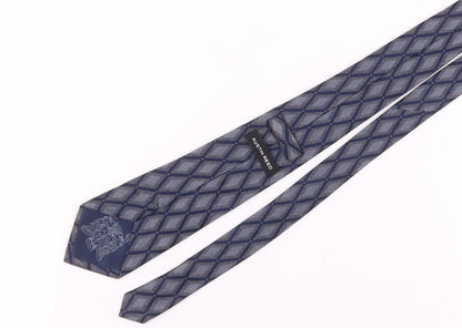 Austin Reed Men's Blue Geometric Silk Tie, One Size