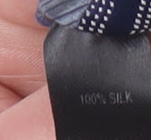 Austin Reed Men's Blue Geometric Silk Tie, One Size