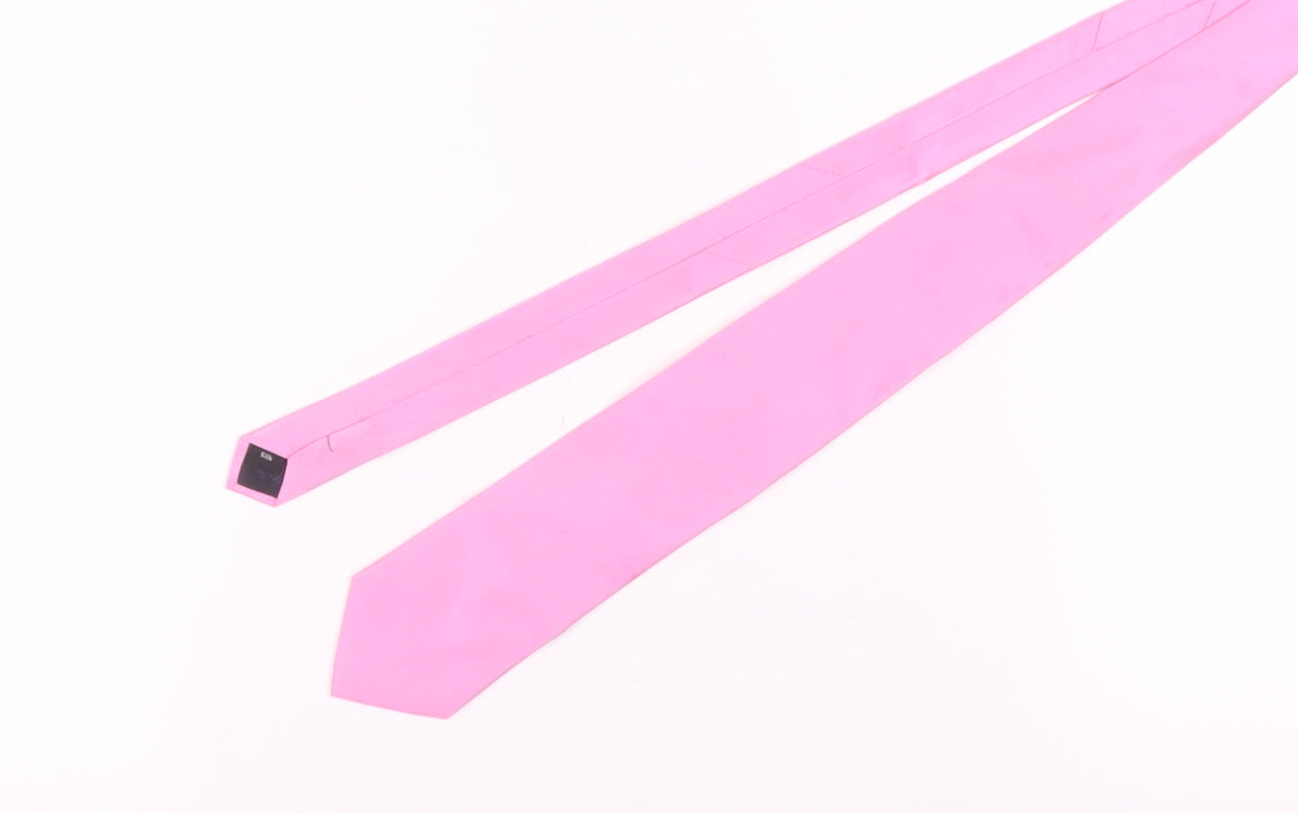 The Savile Row Company Men's Pink Silk Tie