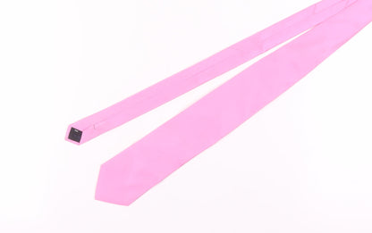 The Savile Row Company Men's Pink Silk Tie